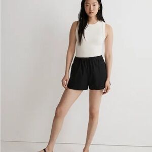 Madewell Black Pull-On Shorts size XS